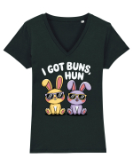 I Got Buns,Hun Tricou mânecă scurtă guler V Damă Evoker