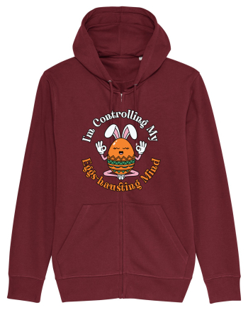 I'm Controlling My Eggs-hausting Mind Burgundy