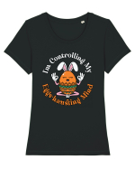 I'm Controlling My Eggs-hausting Mind Tricou mânecă scurtă guler larg fitted Damă Expresser