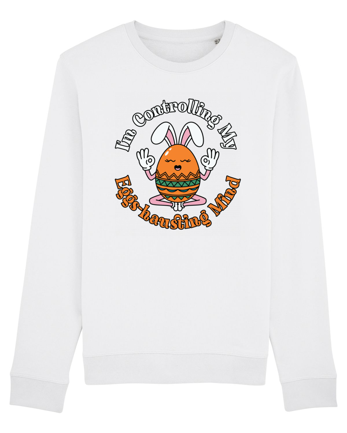 Bluză mânecă lungă Unisex Rise White