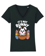 It's Not Bunny | Happy Easter! Tricou mânecă scurtă guler V Damă Evoker