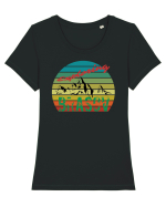 Exploring Brasov Tricou mânecă scurtă guler larg fitted Damă Expresser