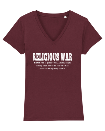 Religious War | Dictionary sarcastic definition | Funny meme Burgundy