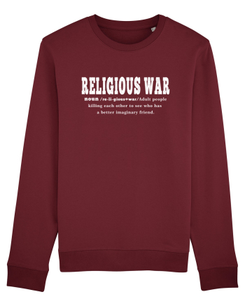 Religious War | Dictionary sarcastic definition | Funny meme Burgundy