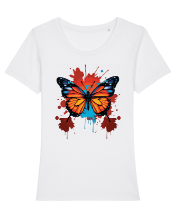 Butterfly wings and colors BLTB1-02 White