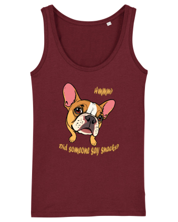 Did someone say snacks? Burgundy