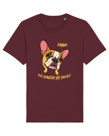 Did someone say snacks? Burgundy