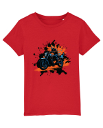 Vintage Wheels - Motorcycle Riding BLTM11-02 Tricou mânecă scurtă  Copii Mini Creator