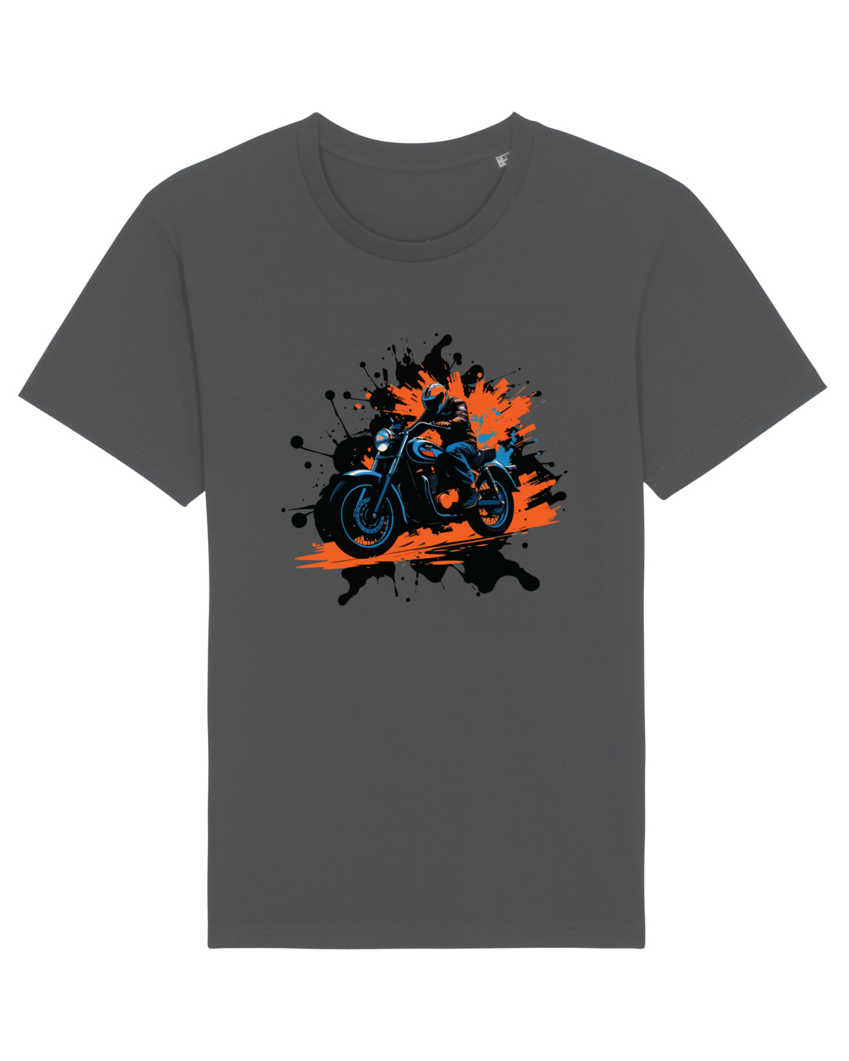 Tricou mânecă scurtă Unisex Rocker Anthracite