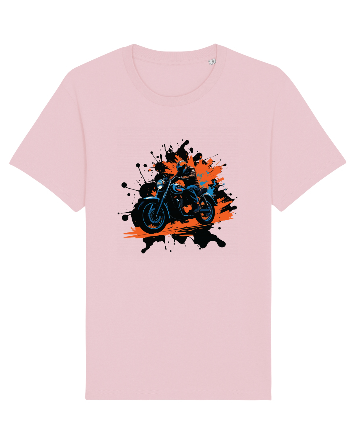 Tricou mânecă scurtă Unisex Rocker Cotton Pink
