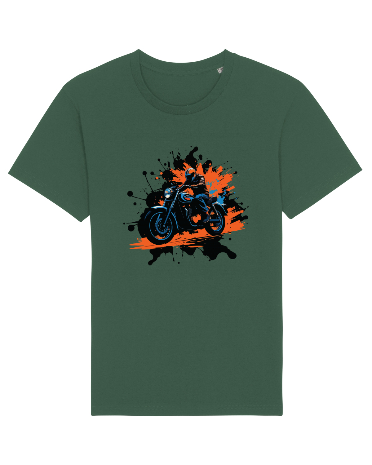 Tricou mânecă scurtă Unisex Rocker Bottle Green