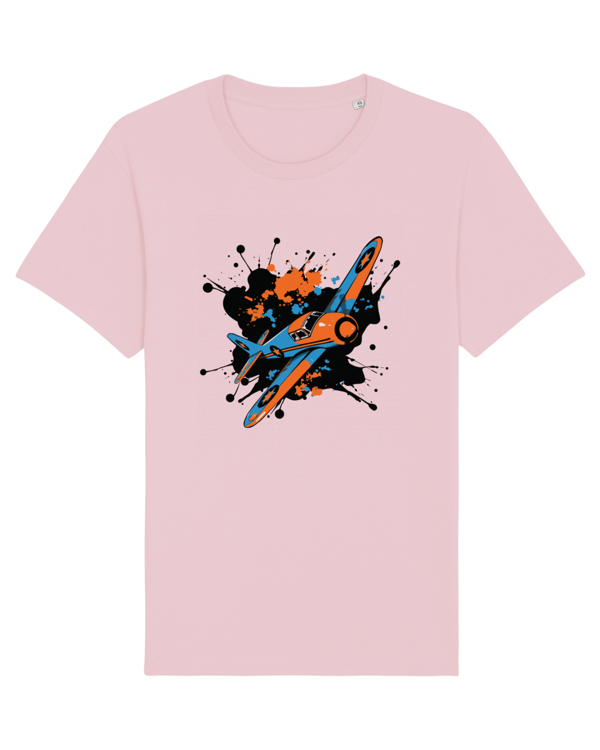 Tricou mânecă scurtă Unisex Rocker Cotton Pink