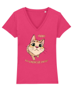Did someone say snacks? Tricou mânecă scurtă guler V Damă Evoker