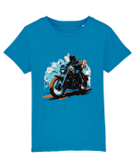 Vintage Wheels - Motorcycle riding II BLTM10-01 Tricou mânecă scurtă  Copii Mini Creator