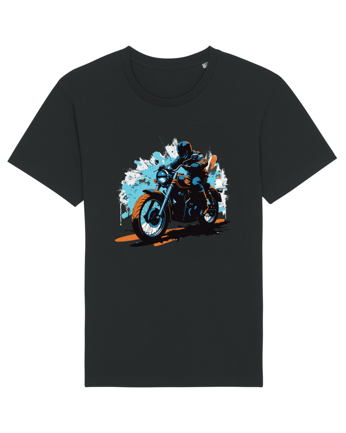 Tricou mânecă scurtă Unisex Rocker Black