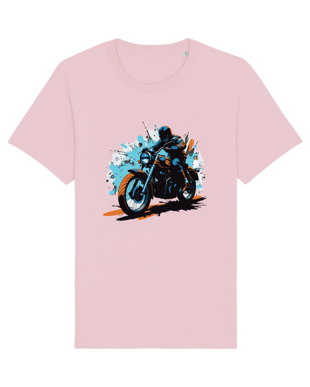 Tricou mânecă scurtă Unisex Rocker Cotton Pink