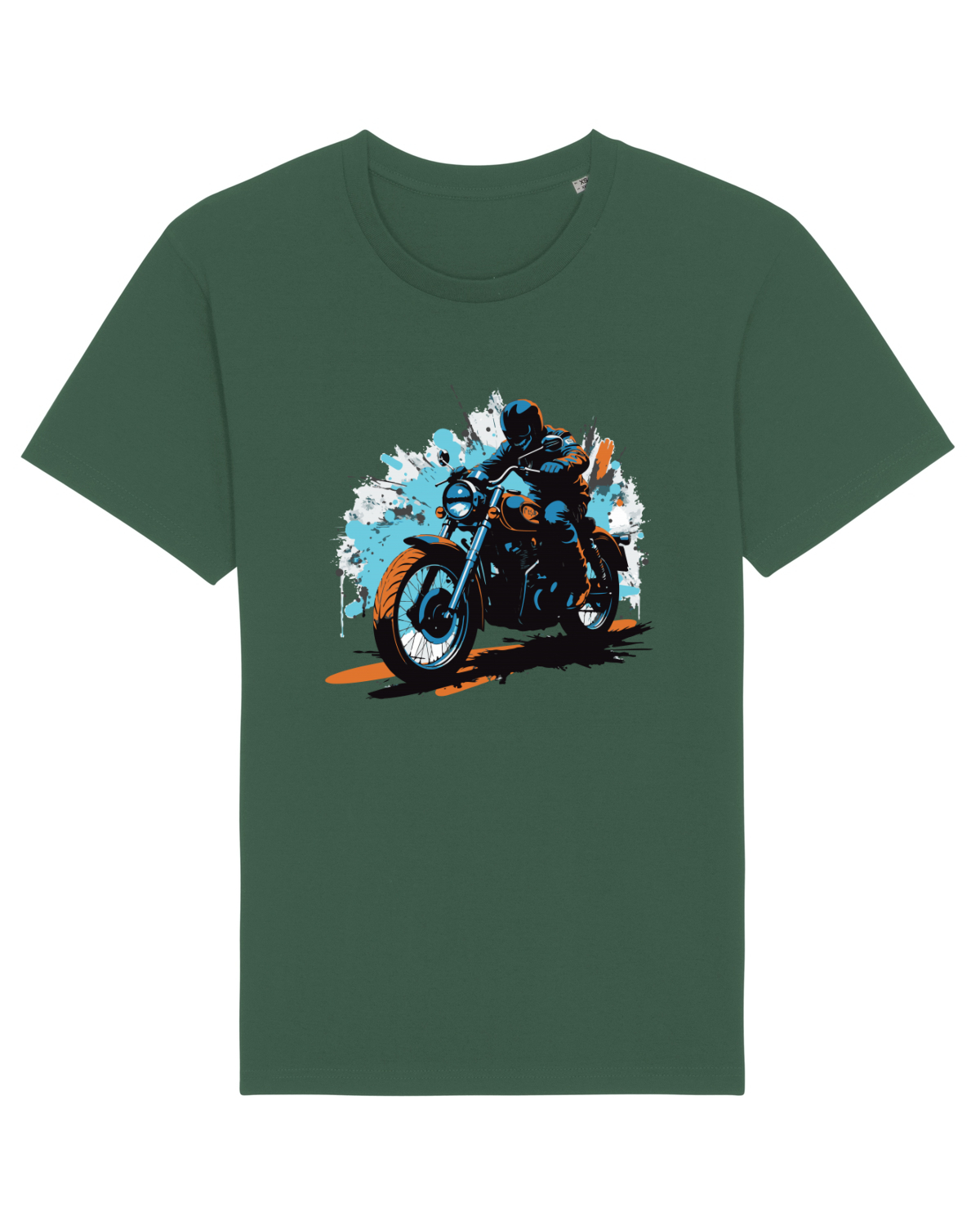 Tricou mânecă scurtă Unisex Rocker Bottle Green