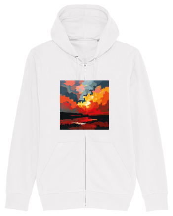 Abstract art White