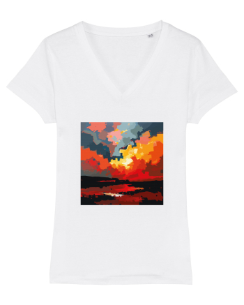 Abstract art White