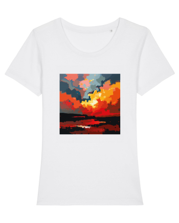 Abstract art White