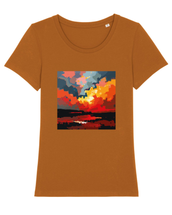 Abstract art Roasted Orange