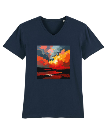 Abstract art French Navy