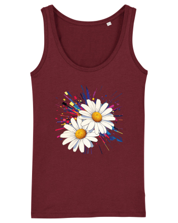 Daisies Burgundy