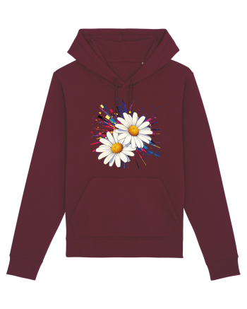 Daisies Burgundy