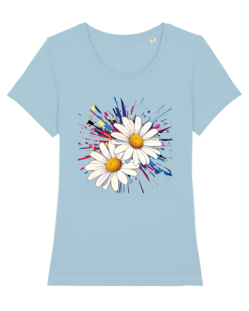 Daisies Sky Blue