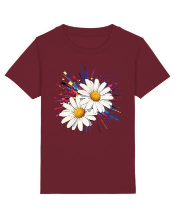 Daisies Burgundy