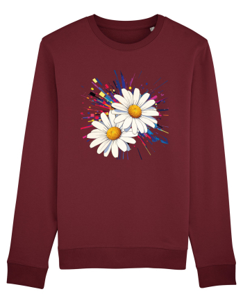 Daisies Burgundy