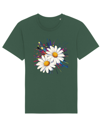 Daisies Bottle Green