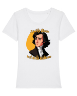 Chopin Tricou mânecă scurtă guler larg fitted Damă Expresser