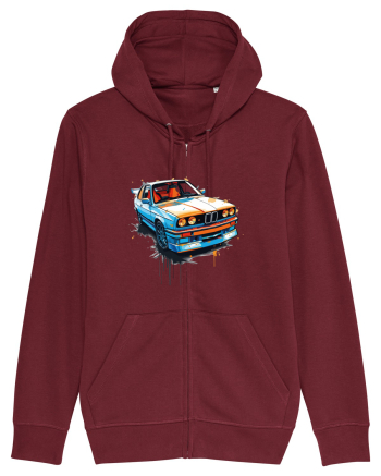 Vintage car Burgundy