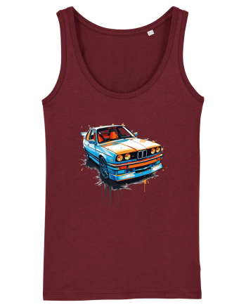 Vintage car Burgundy