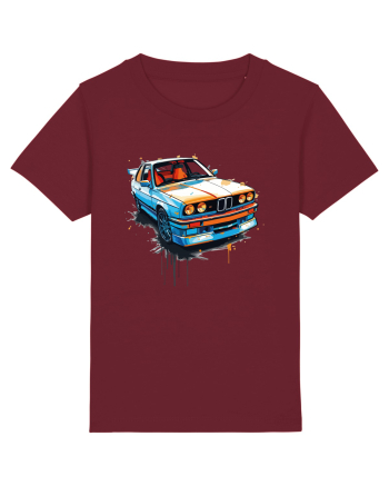 Vintage car Burgundy