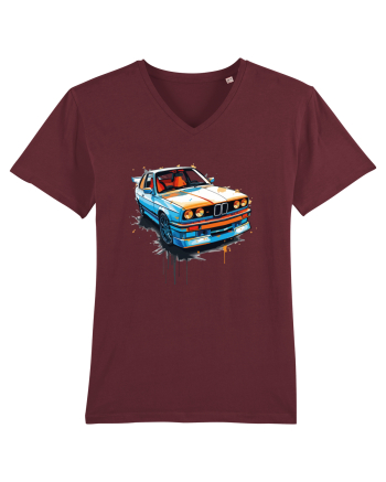 Vintage car Burgundy