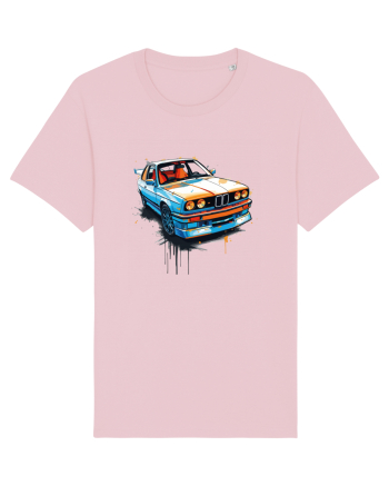 Vintage car Cotton Pink