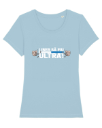 Liber sa fiu ULTRA! Tricou mânecă scurtă guler larg fitted Damă Expresser