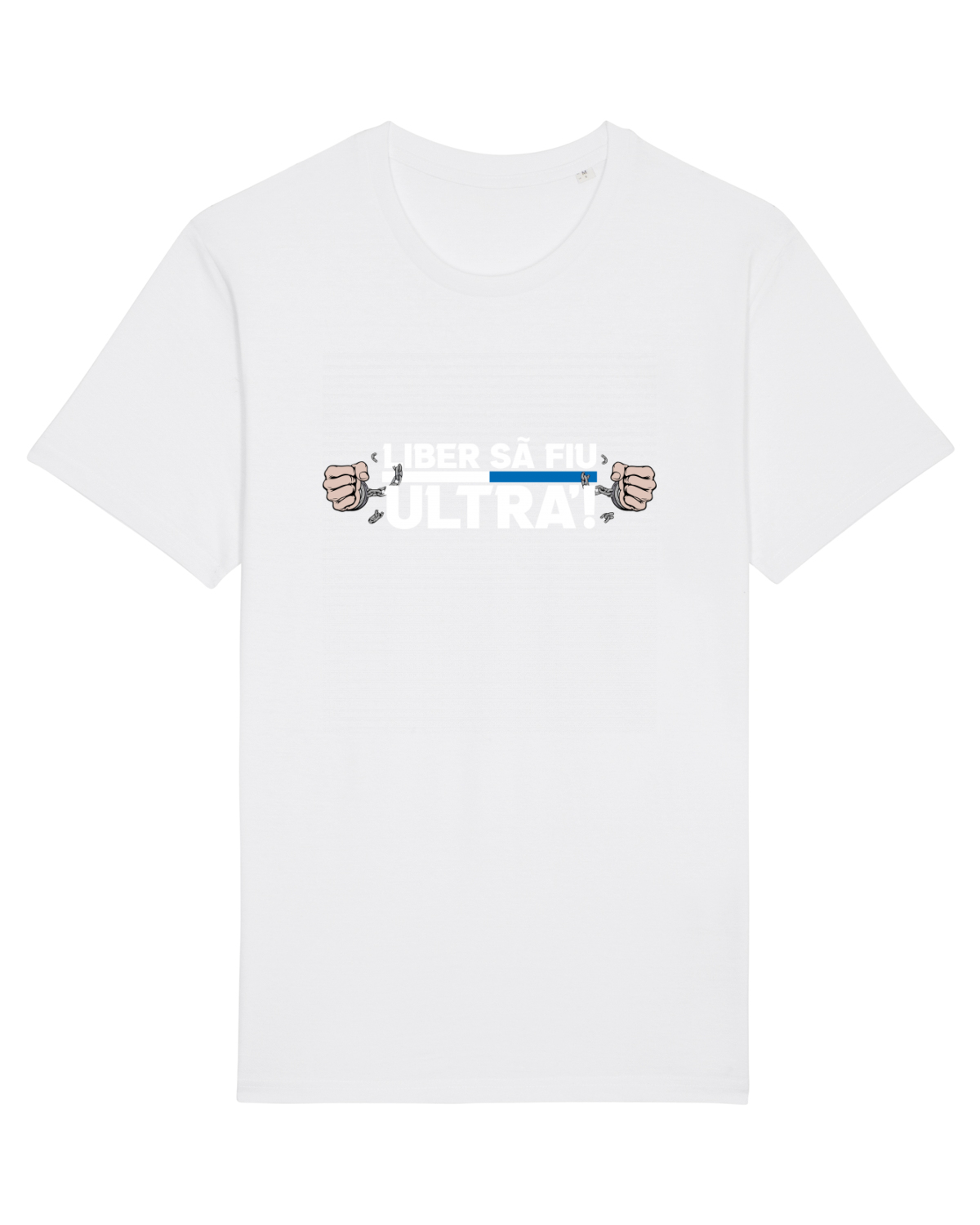 Tricou mânecă scurtă Unisex Rocker White