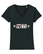 Liber sa fiu Ultra! Tricou mânecă scurtă guler V Damă Evoker