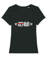 Liber sa fiu Ultra! Tricou mânecă scurtă guler larg fitted Damă Expresser