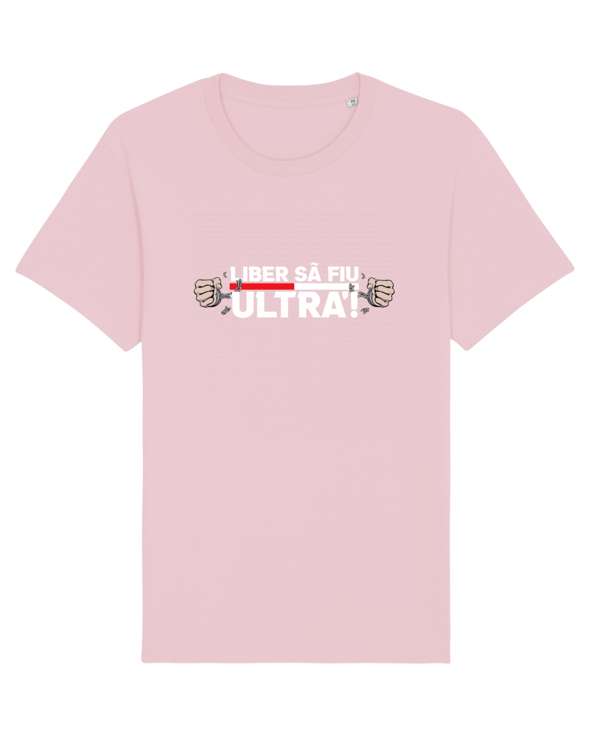 Tricou mânecă scurtă Unisex Rocker Cotton Pink