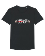 Liber sa fiu Ultra! Tricou mânecă scurtă guler larg Bărbat Skater