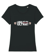 Liber sa fiu ULTRA! Tricou mânecă scurtă guler larg fitted Damă Expresser