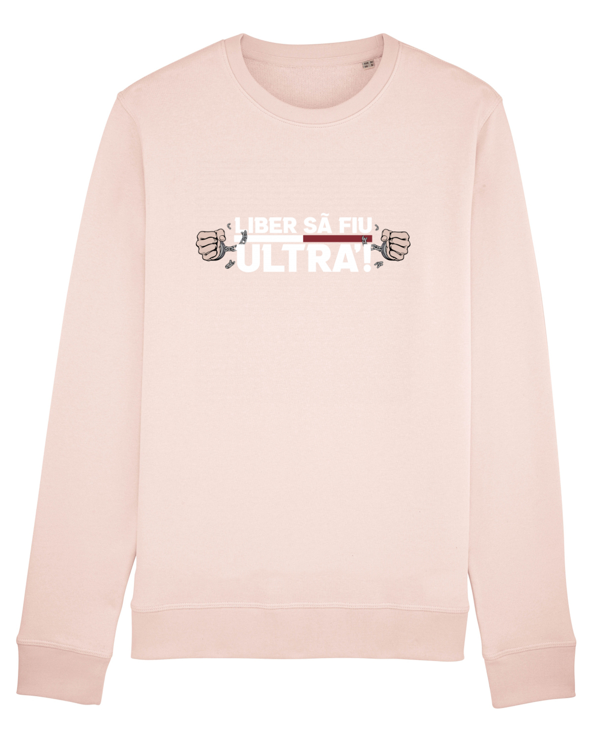 Bluză mânecă lungă Unisex Rise Candy Pink