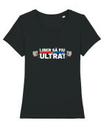 Liber sa fiu Ultra! Tricou mânecă scurtă guler larg fitted Damă Expresser