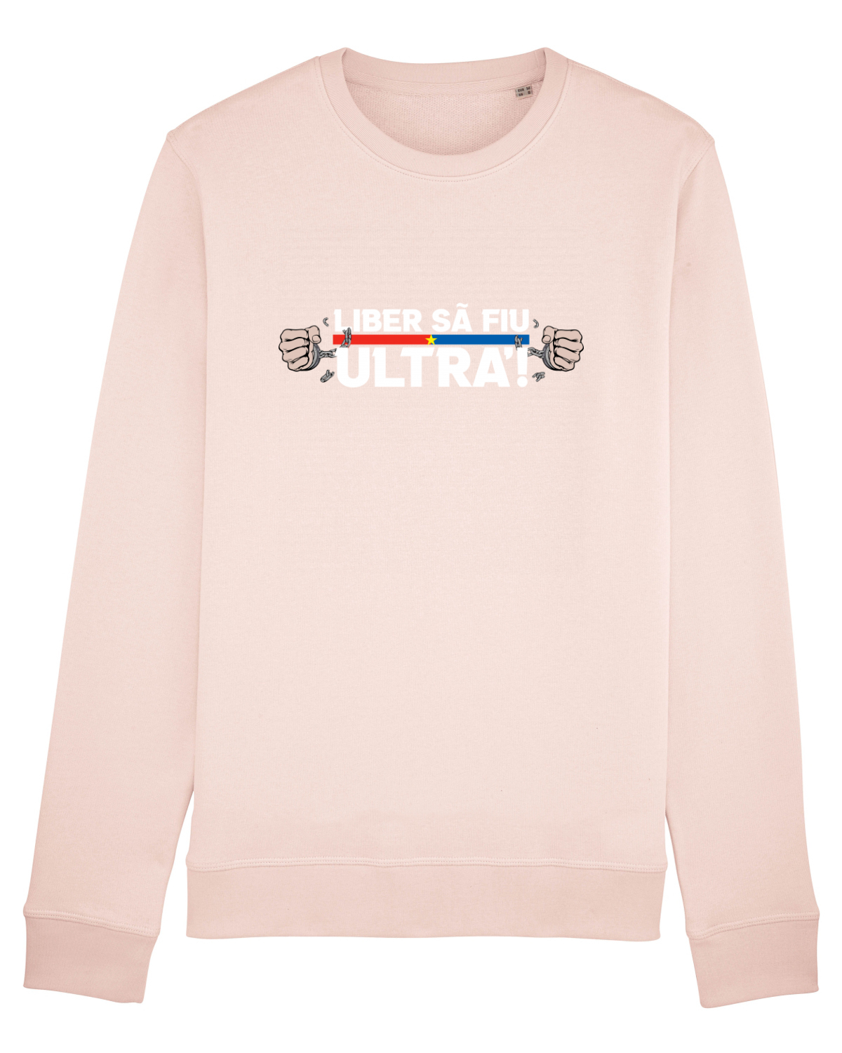 Bluză mânecă lungă Unisex Rise Candy Pink
