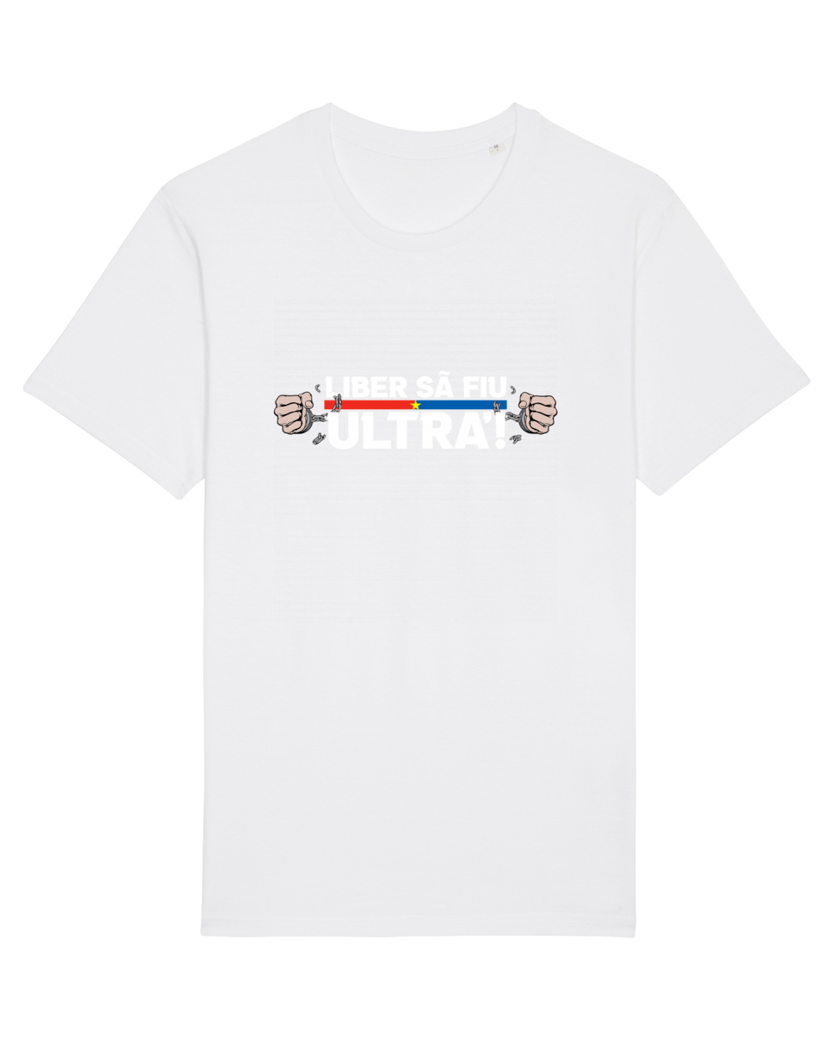 Tricou mânecă scurtă Unisex Rocker White