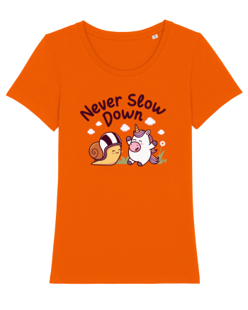 Melcul de curse - Never slow down  Bright Orange